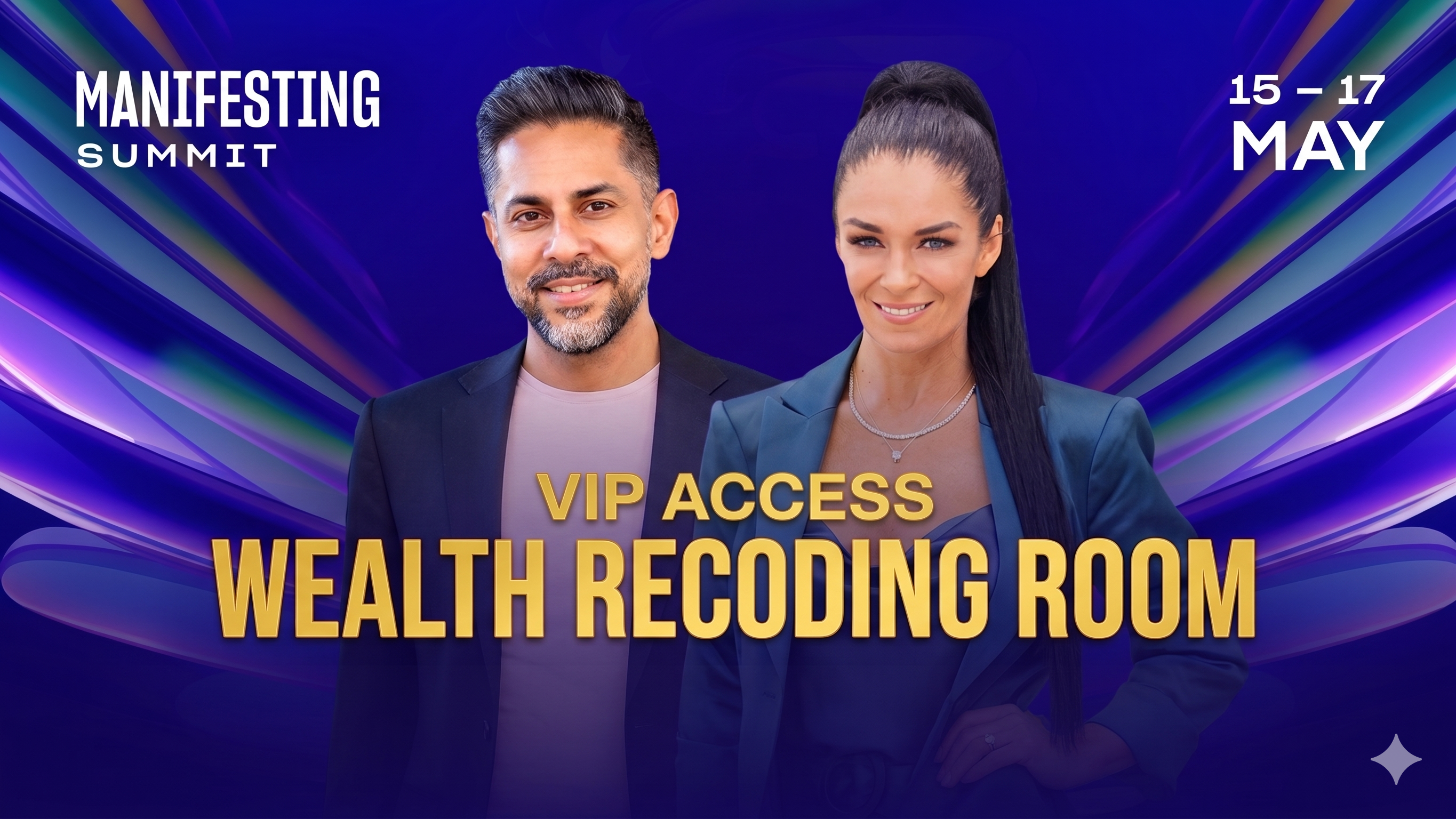 VIP Access · Wealth Recoding Room · Manifesting Summit